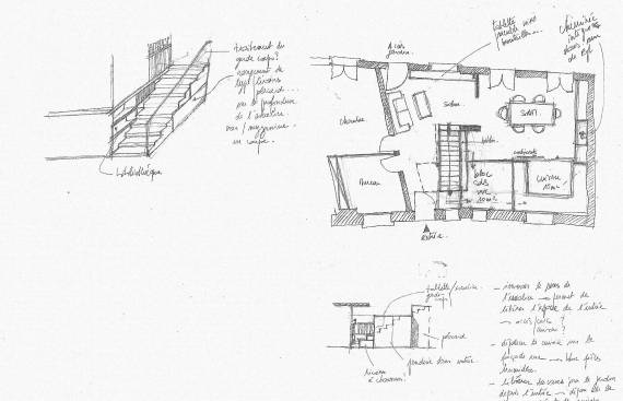 Réaménagement d'une maison en basse ville de Chartres 2_1