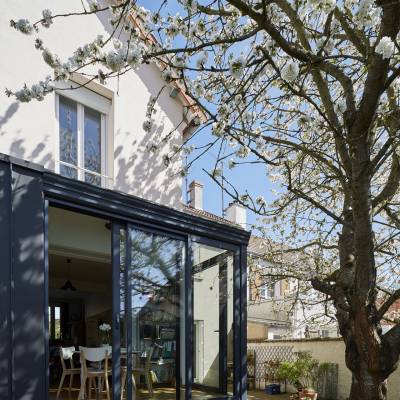 Extension sur jardin d'une maison en basse ville de Chartres 6